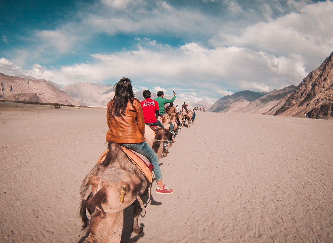 Camel Ride - Experience desert landscapes on camelback