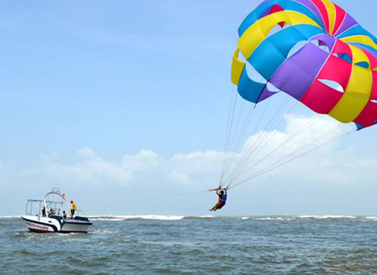 Parasailing - Soaring above water with thrill