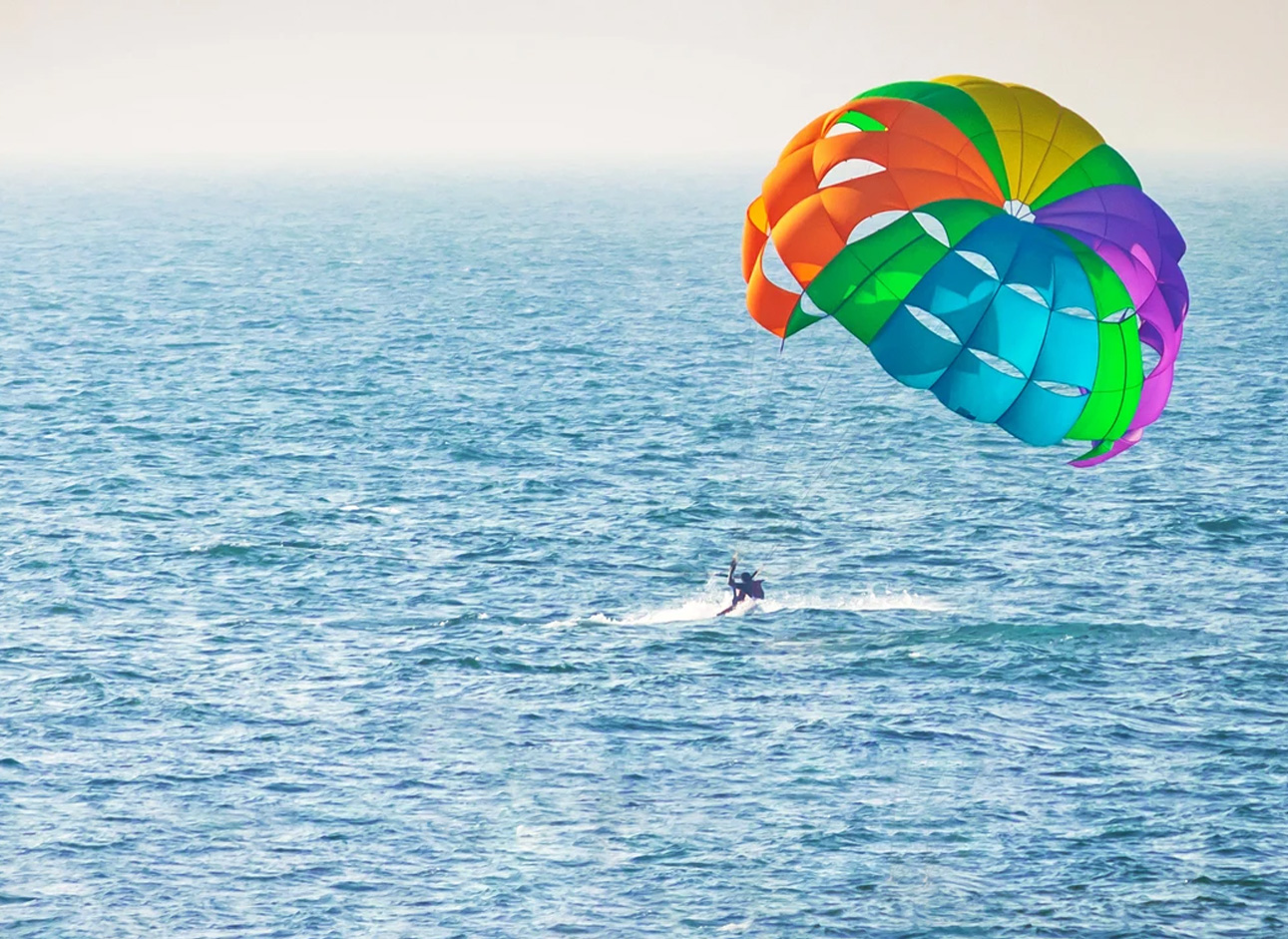 Parasailing - Soaring above water with thrill