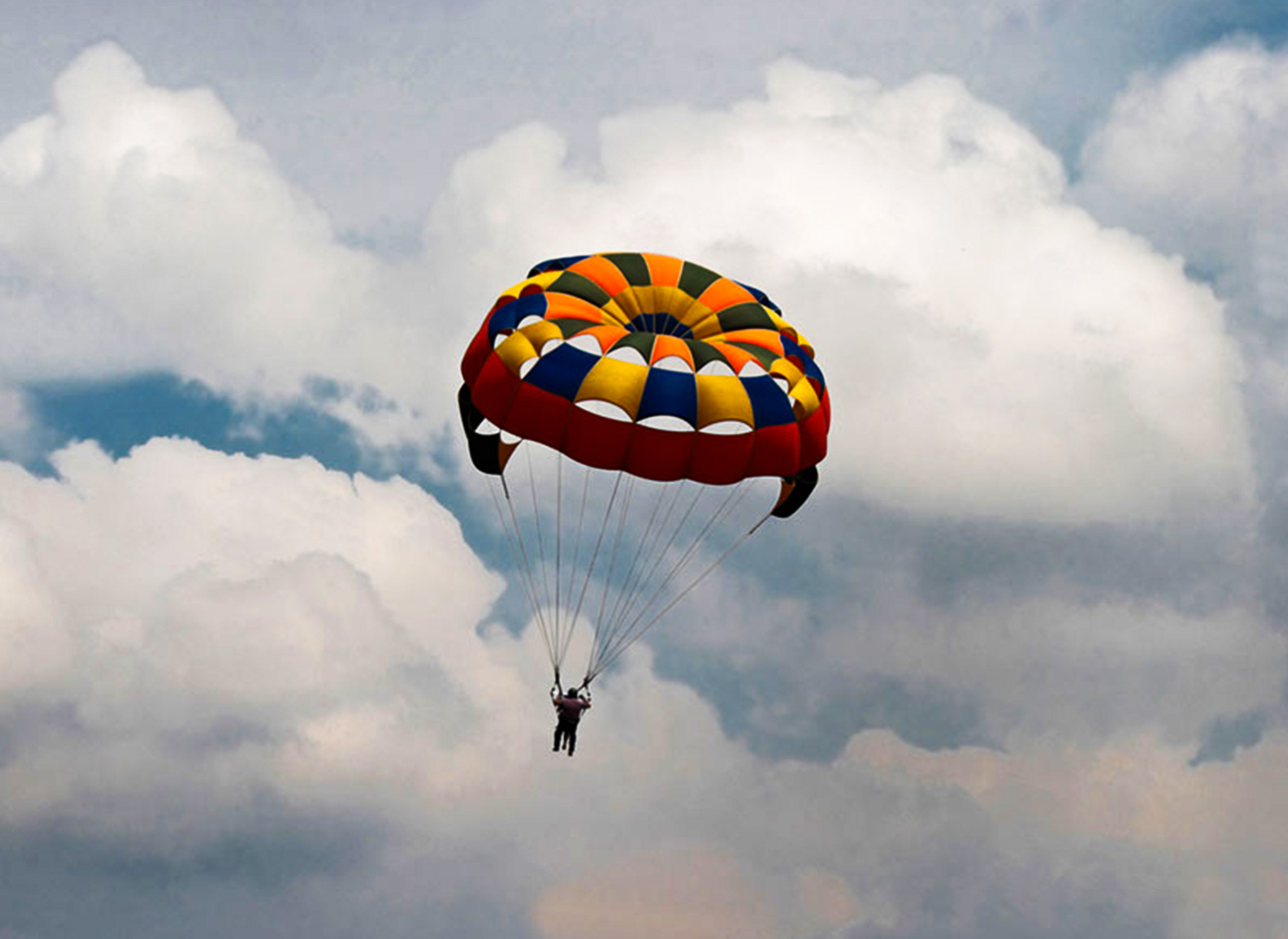 Parasailing - Soaring above water with thrill