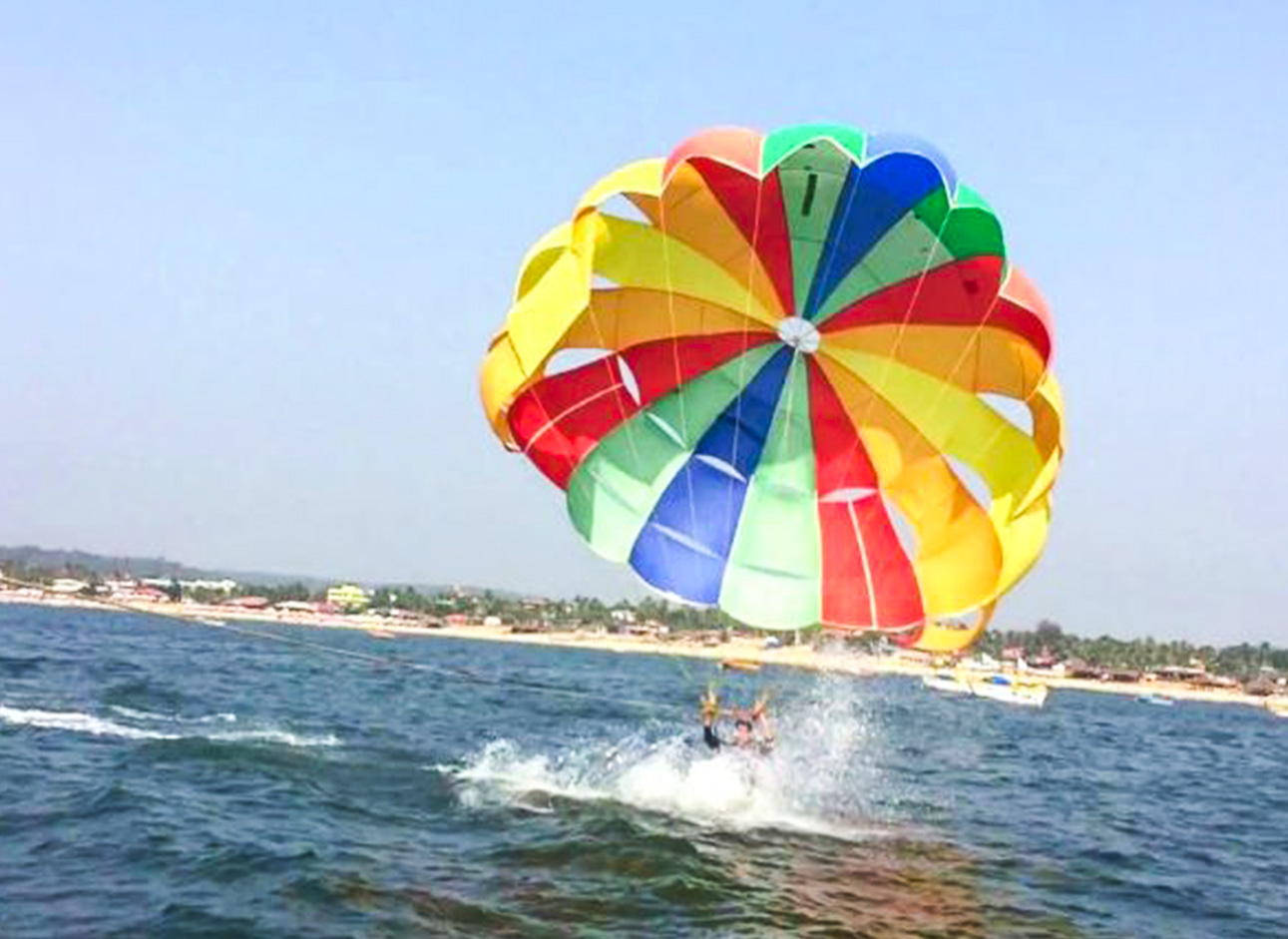 Parasailing - Soaring above water with thrill