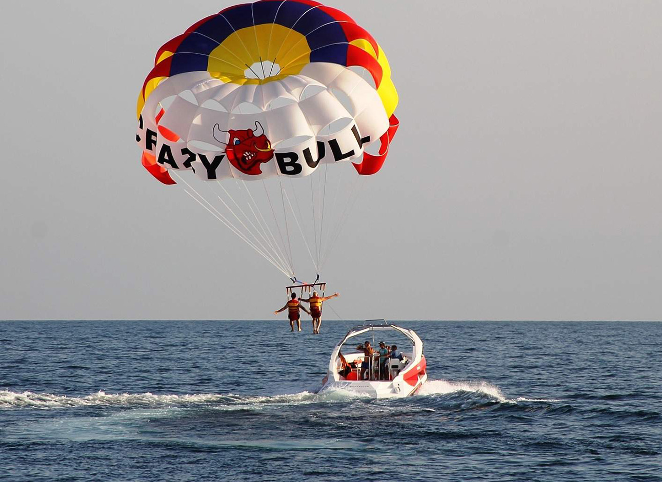 Parasailing - Soaring above water with thrill