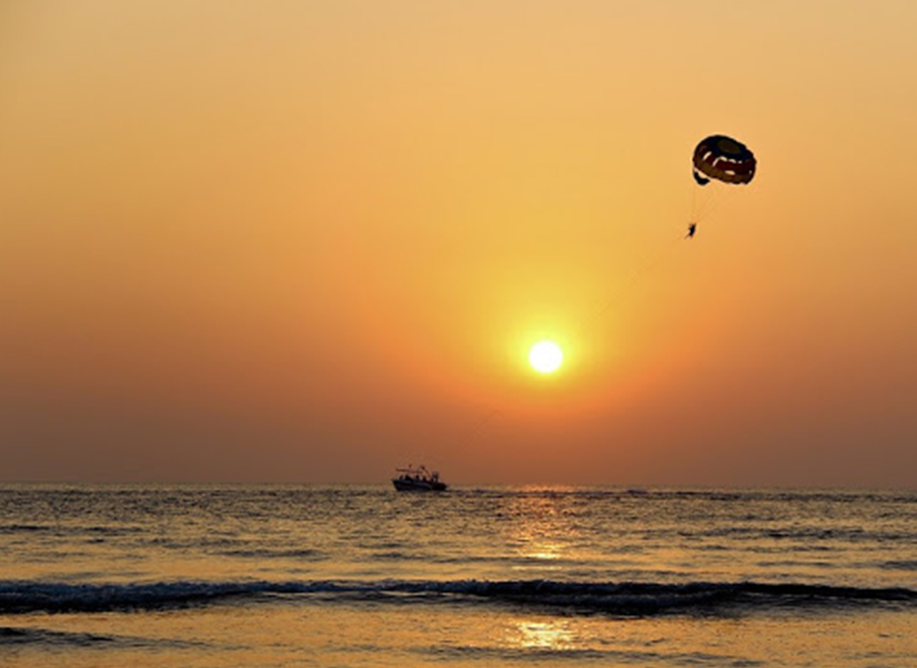 Parasailing - Soaring above water with thrill