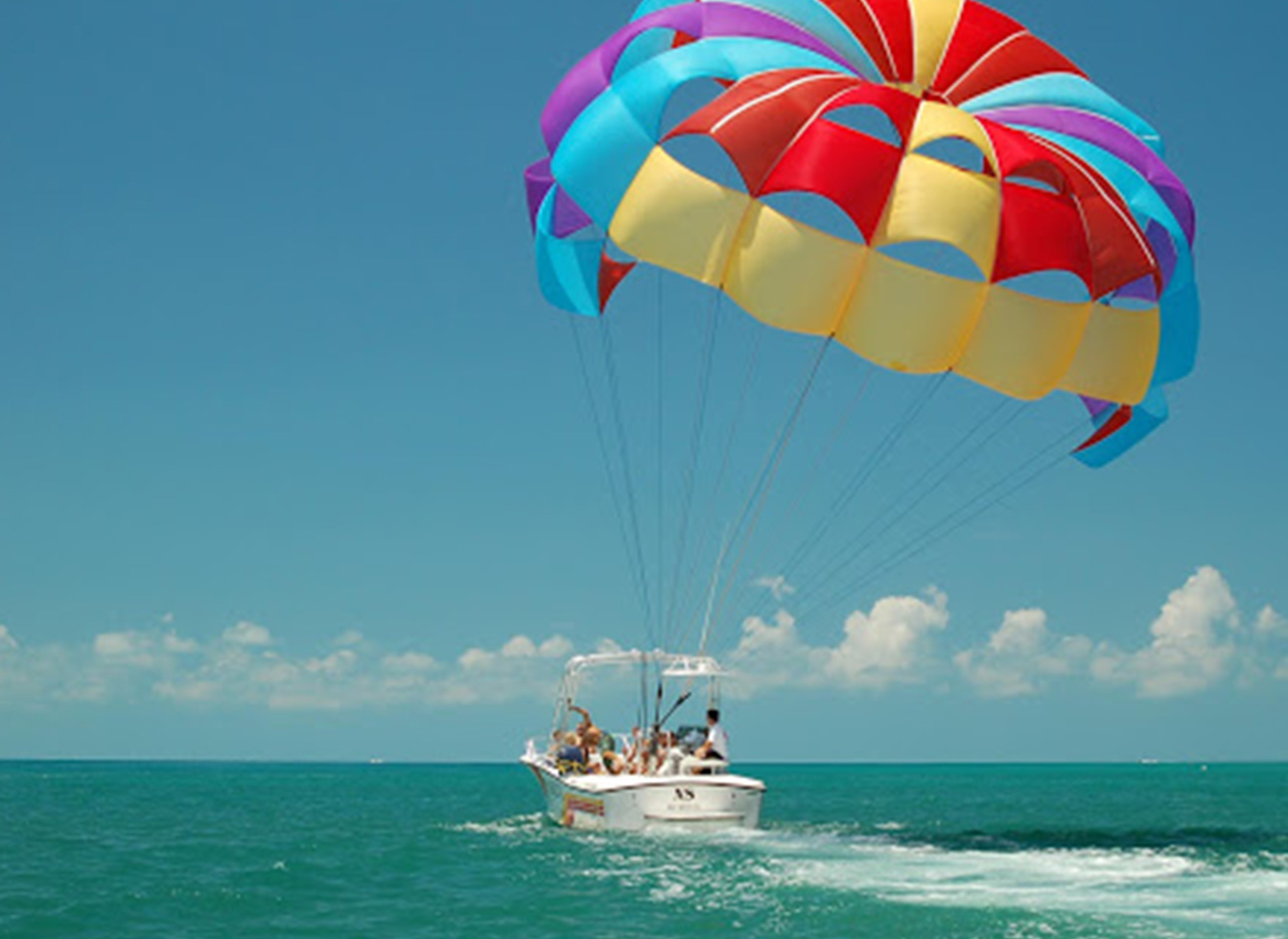 Parasailing - Soaring above water with thrill