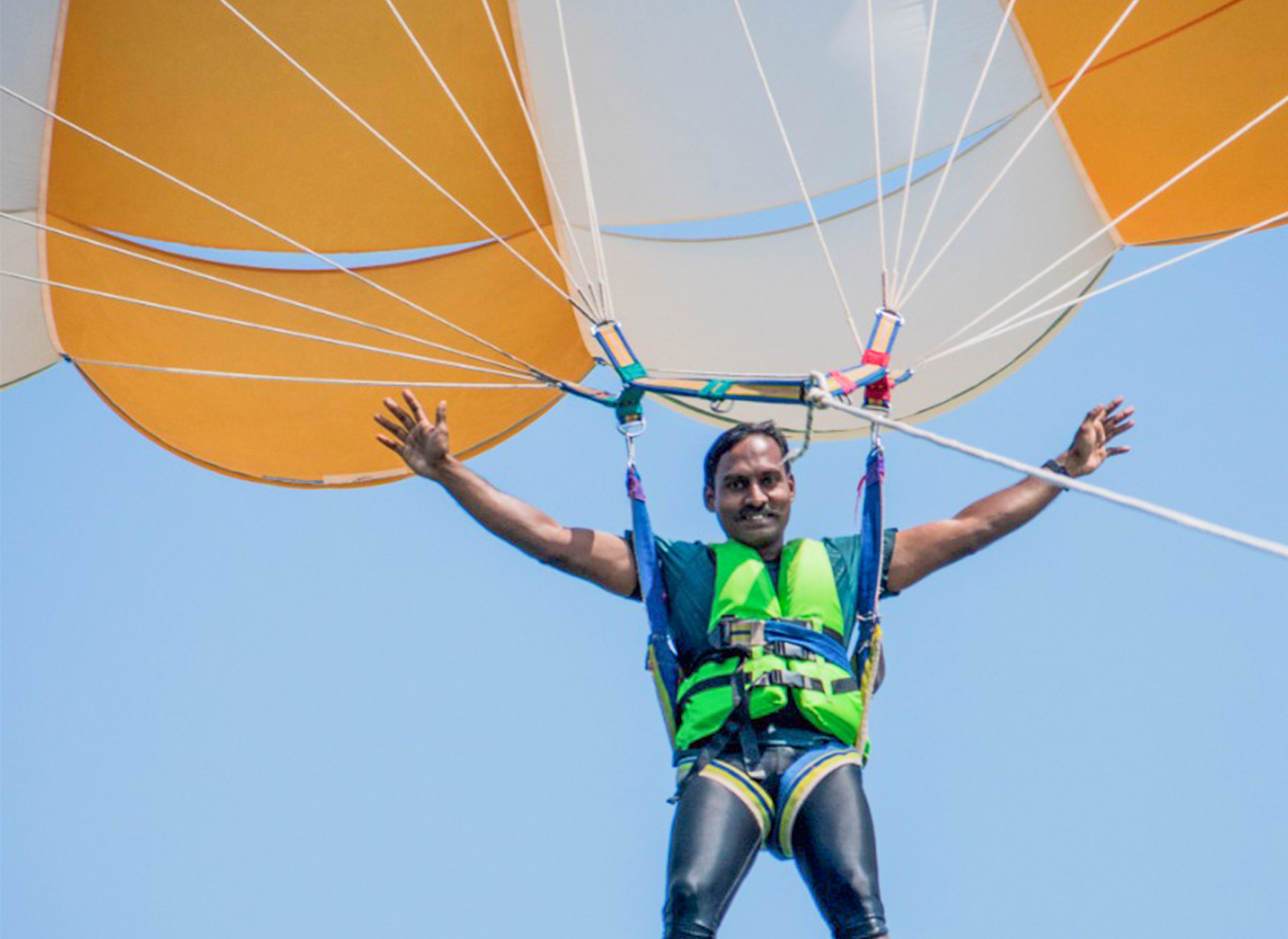 Parasailing - Soaring above water with thrill