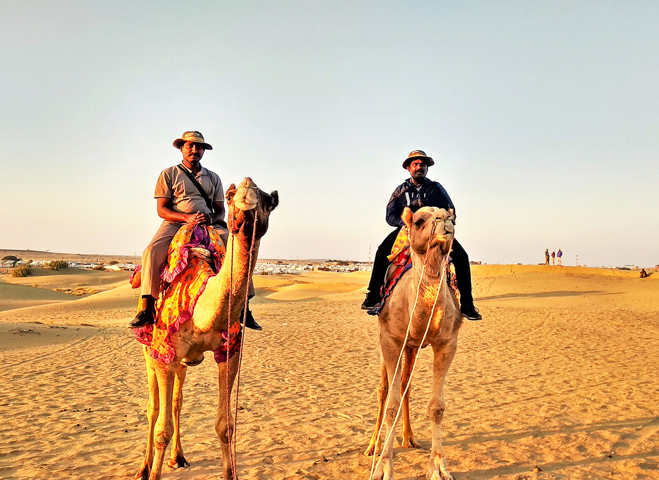 Camel Ride - Experience desert landscapes on camelback