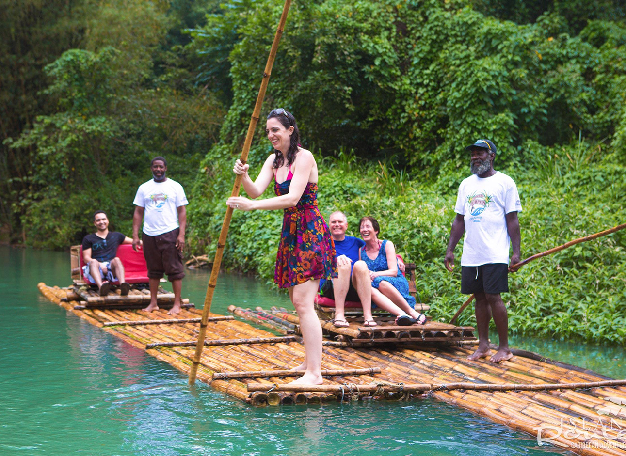 Bamboo Raft - Enjoy peaceful river rides on traditional bamboo rafts