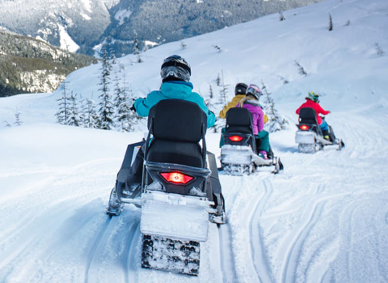 Snowmobile - Thrilling rides on snowy terrain