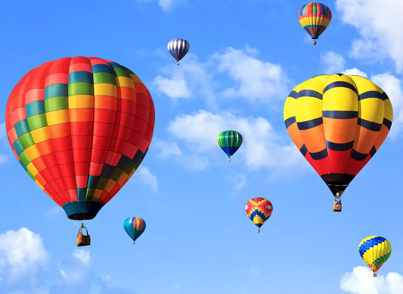 Hot Air Ballooning - Experience breathtaking views on exhilarating hot air balloon rides