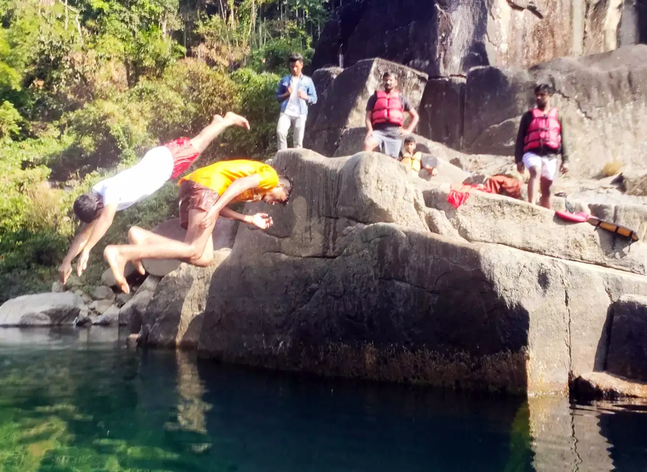 Cliff Jumping - Experience the thrill of jumping off cliffs into refreshing waters